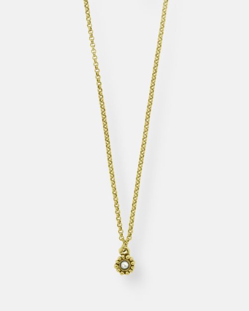 COLGANTE FINO BOLITAS GRECIA ORO