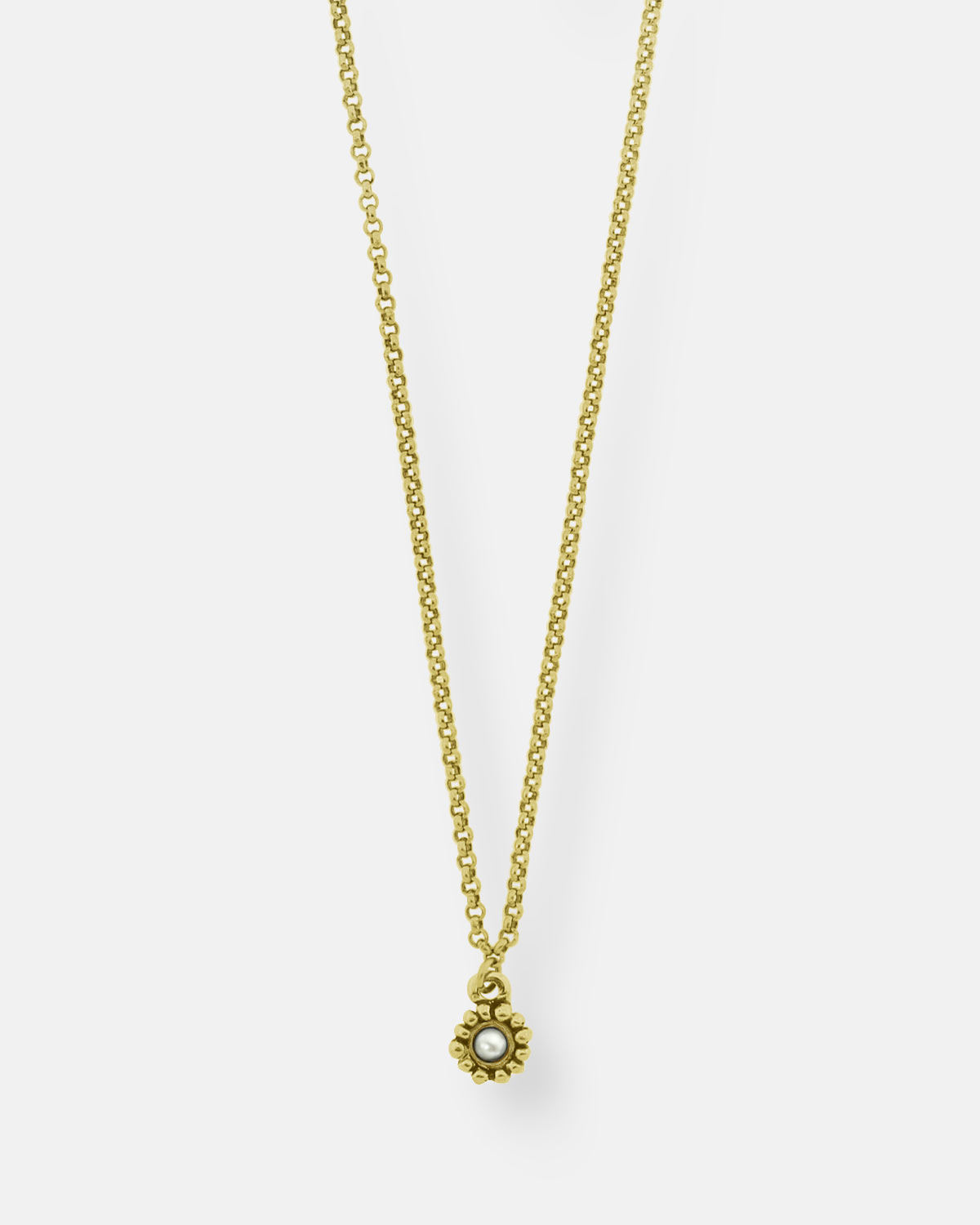 COLGANTE FINO BOLITAS GRECIA ORO
