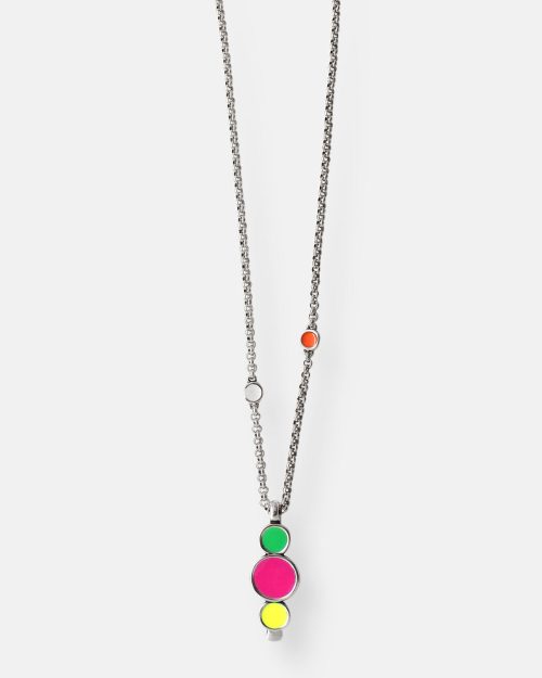 COLGANTE CADENA 5 COLORES FLUOR