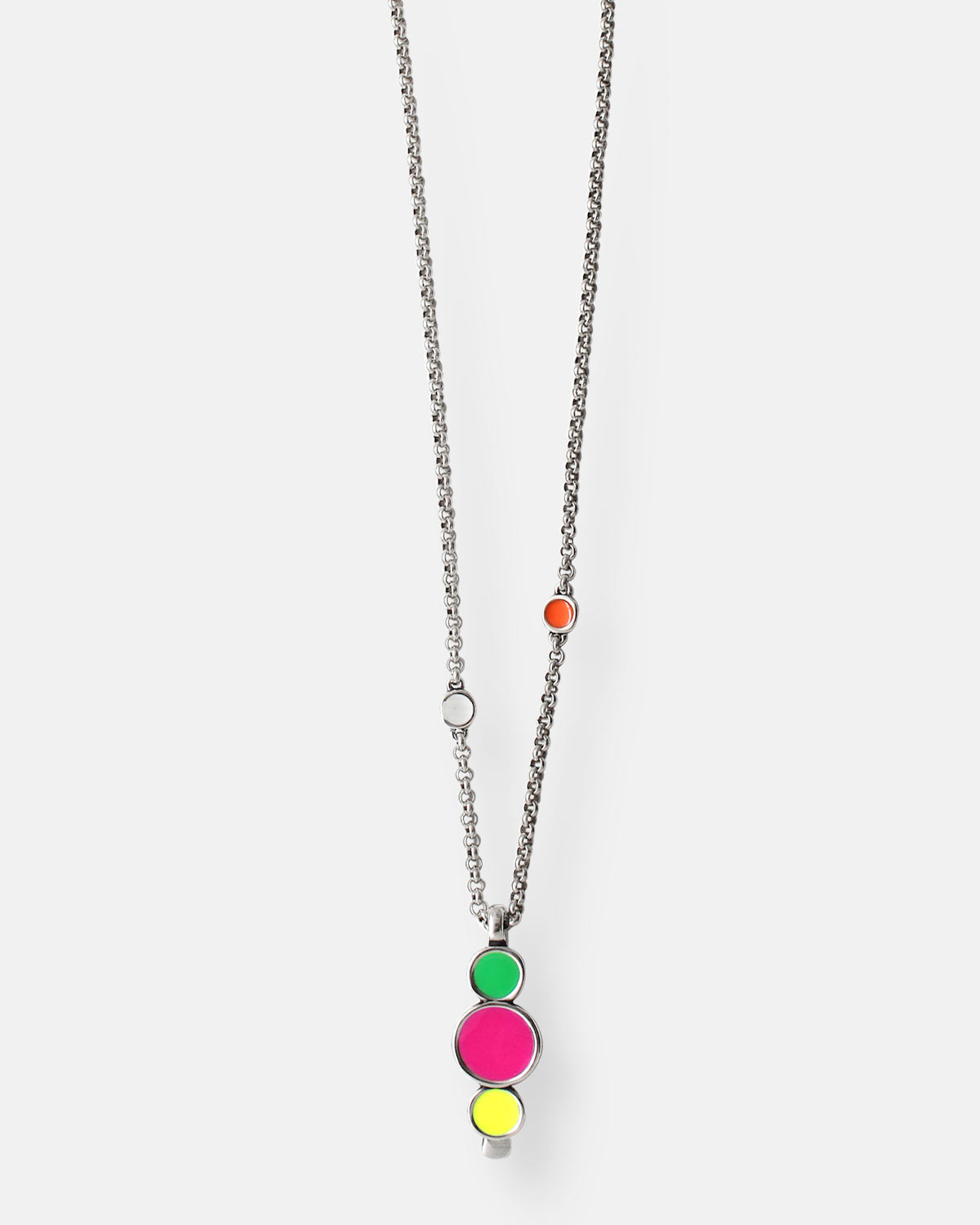 COLGANTE CADENA 5 COLORES FLUOR