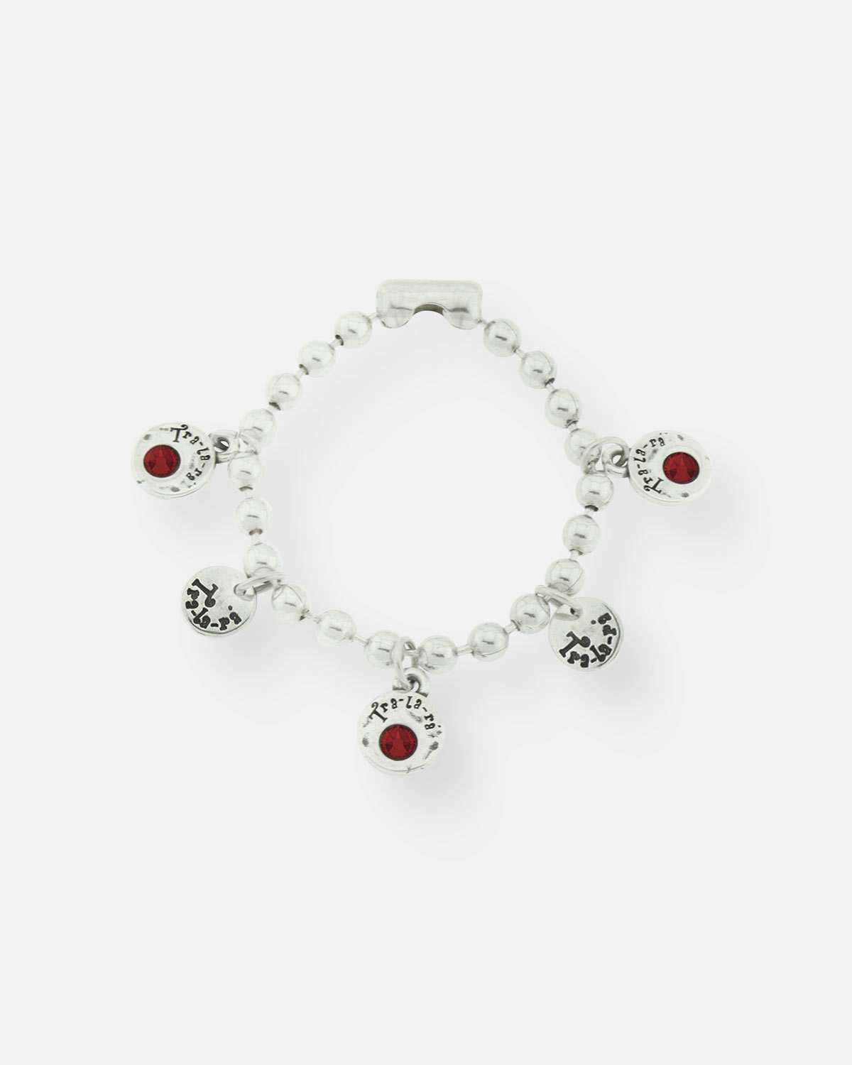 PULSERA CADENA BOLAS BASIC 3 CRISTAL