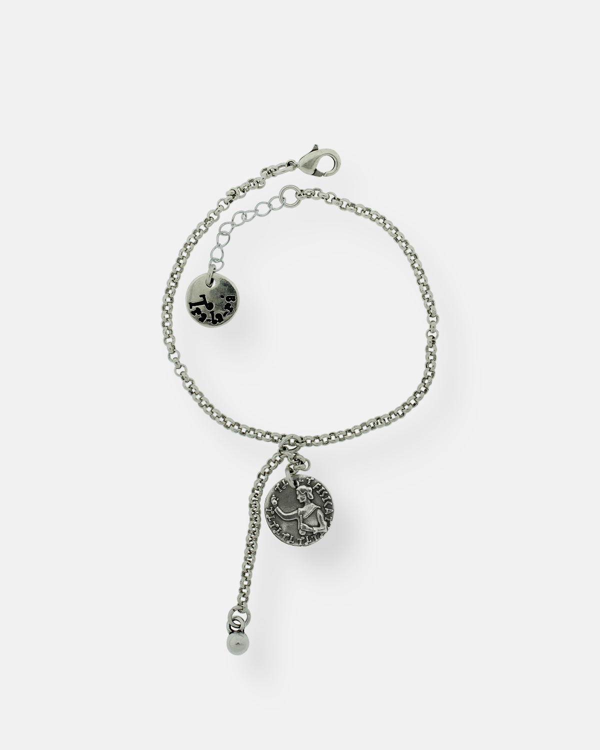 PULSERA CADENA FINA 1 EMPODERADA Y CADENA