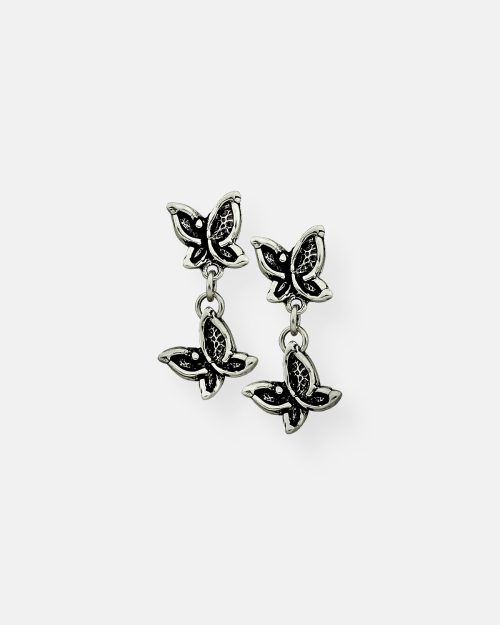 PENDIENTE COLGANTE 2 MARIPOSAS