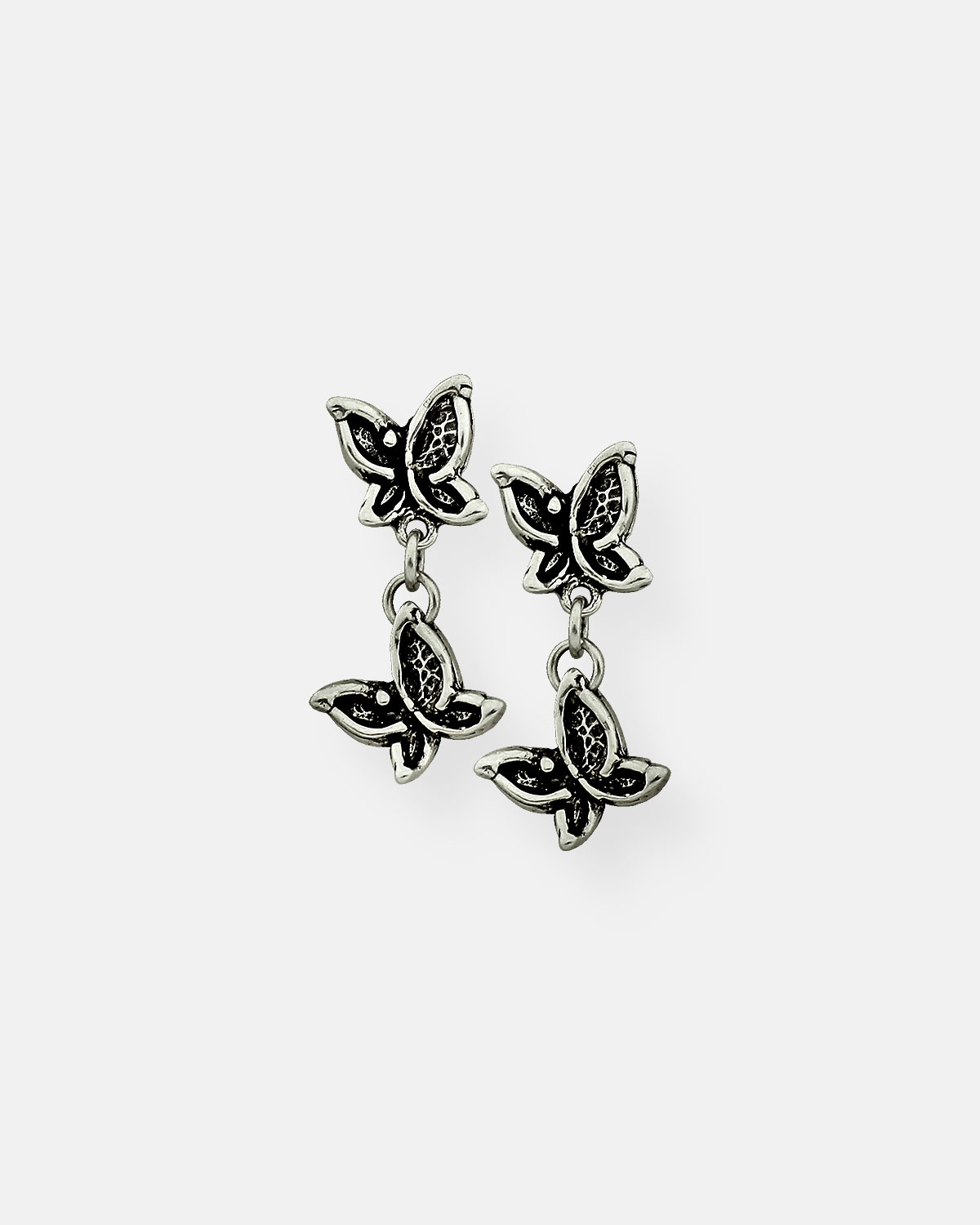PENDIENTE COLGANTE 2 MARIPOSAS