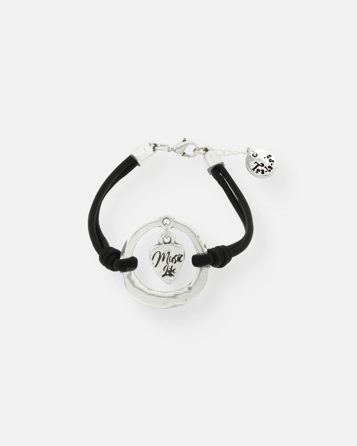 PULSERA CUERO ARO PUA MUSIC LIFE