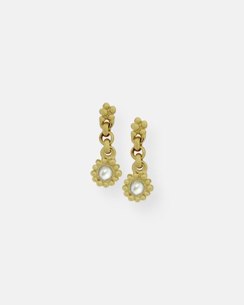 PENDIENTES COLGANTE BOLITAS GRECIA ORO