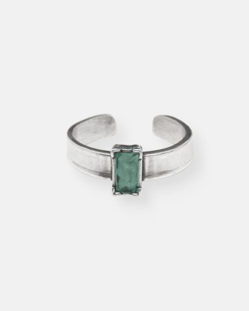 BRAZALETE RIGIDO 1 PIEDRA RECTANGULAR FORMAS