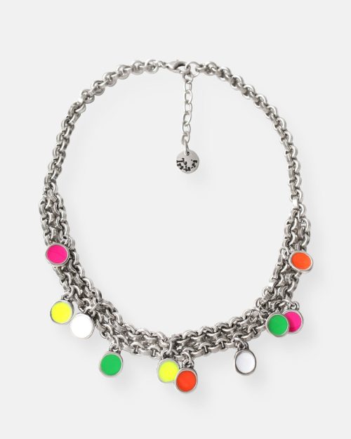 COLGANTE CADENA 10 COLORES FLUOR