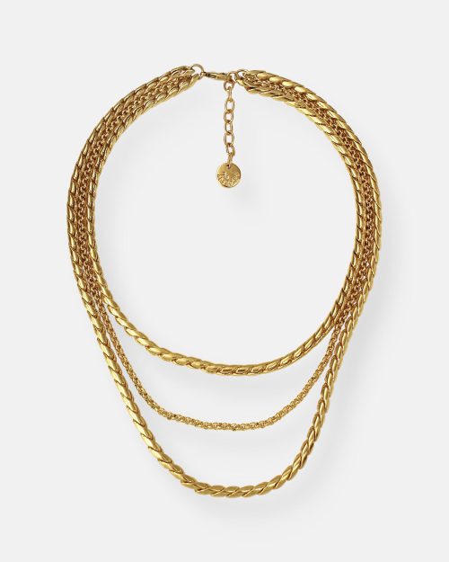 COLGANTE 3 CADENAS DUO ORO