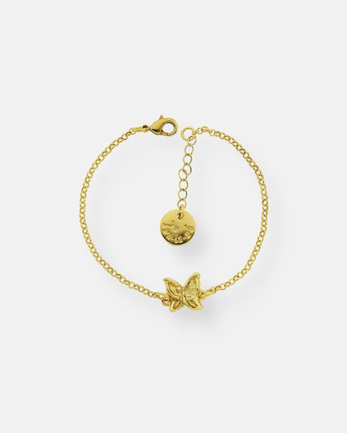 PULSERA CADENA FINA VUELA ORO