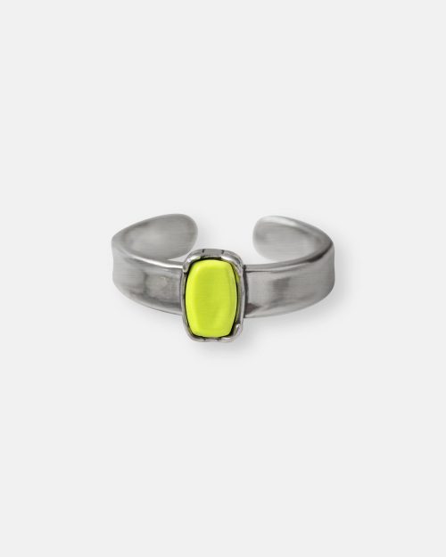 BRAZALETE 1 RESINA OVALADA NEON