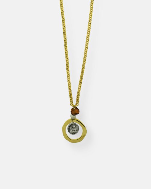 COLGANTE CADENA ARO EMPODERADAS FRIDA ORO