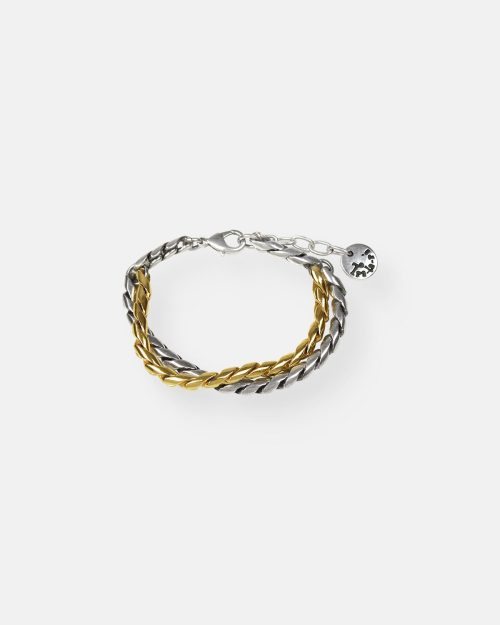 PULSERA 2 CADENAS COMBINADAS DUO