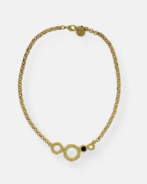 COLGANTE AROS CRISTAL PEQ.GRECIA ORO