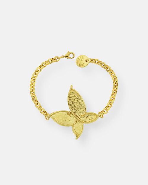 PULSERA CADENA GR.VUELA ORO