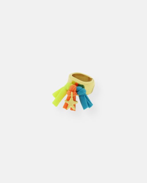 ANILLO COLORES ESTRELLA COLORS ORO