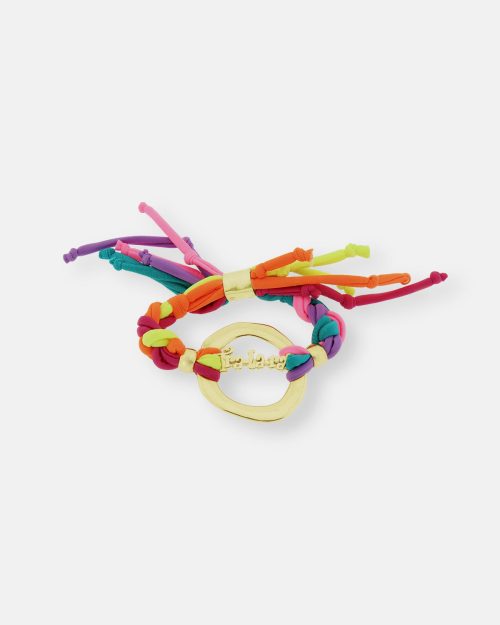 PULSERA TRENZADA ARO TRALARA COLORS