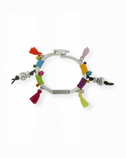 PULSERA RIGIDA  COLORES 2 TRALARITOS