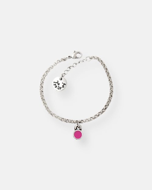 PULSERA CADENA 1 COLGANTITO FLUOR