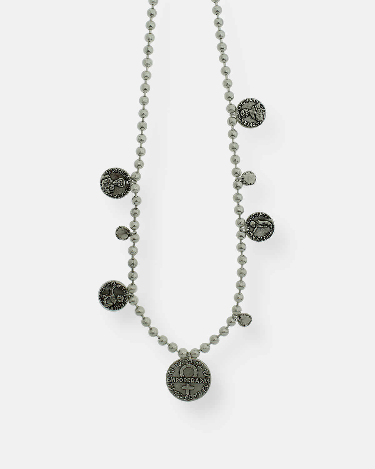 COLLAR CADENA BOLAS 5 EMPODERADAS