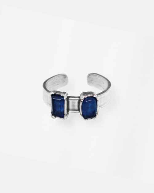 BRAZALETE RIGIDA 2 PIEDRAS