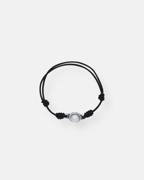 PULSERA CUERO 1 PERLA PERLADA