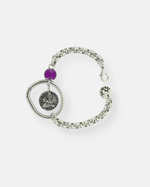 PULSERA CADENA ARO EMPODERADAS FRIDA