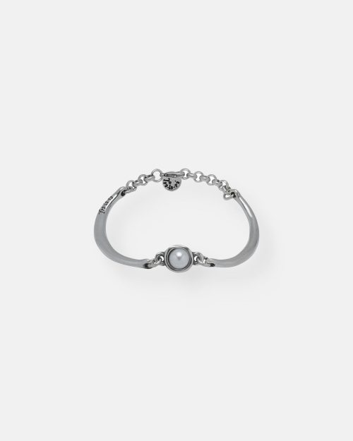 PULSERA RIGIDA 1 PERLA PERLADA