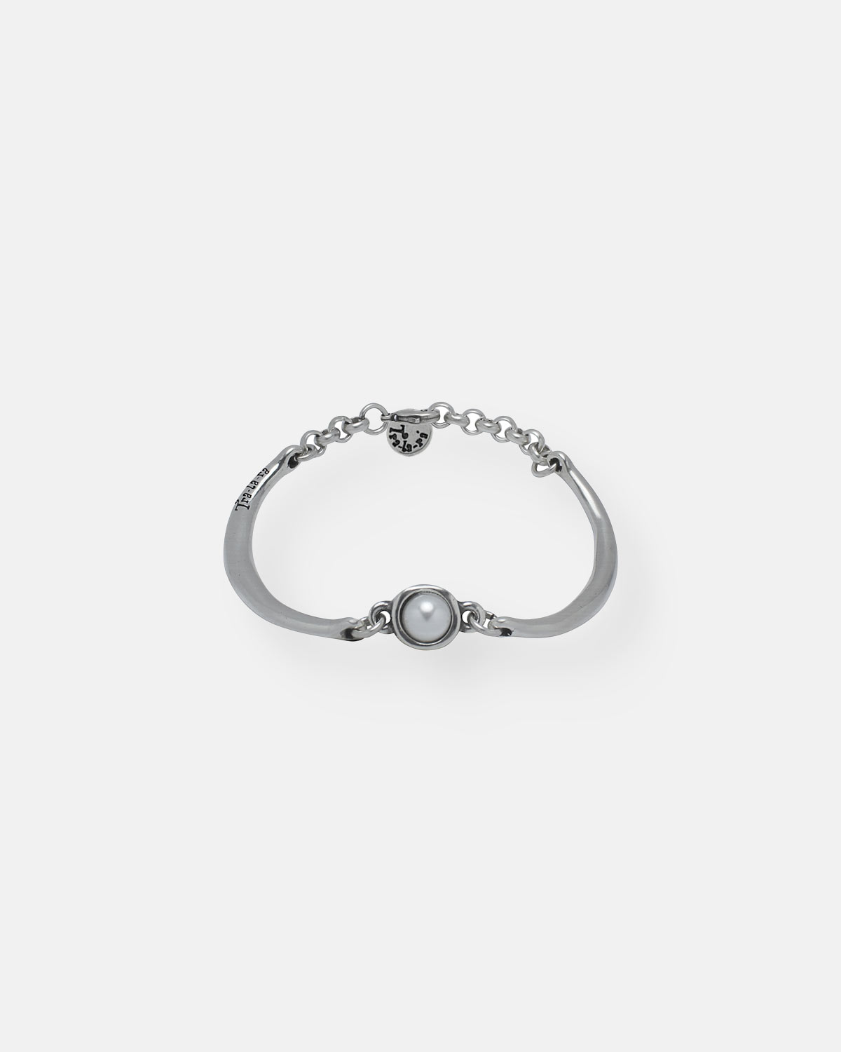 PULSERA RIGIDA 1 PERLA PERLADA