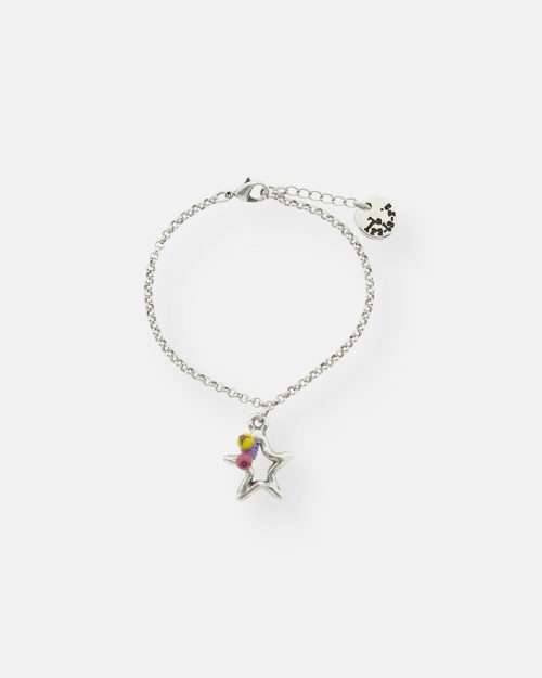 PULSERA CADENA FINA ESTRELLA HAPPY