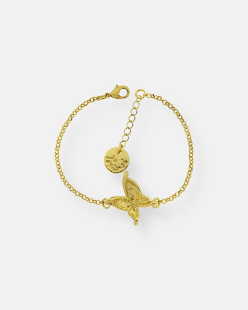 PULSERA CADENA PEQ.VUELA ORO