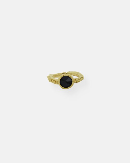ANILLO CRISTAL GRECIA ORO