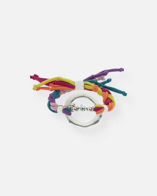 PULSERA TRENZADA ARO TRALARA COLORS