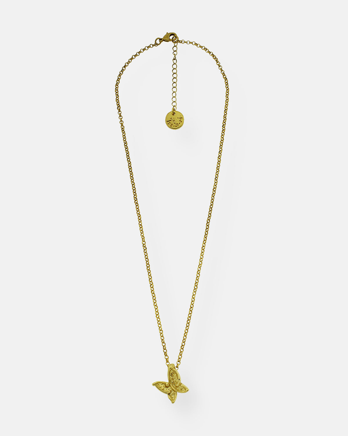 COLGANTE CADENA FINA VUELA ORO