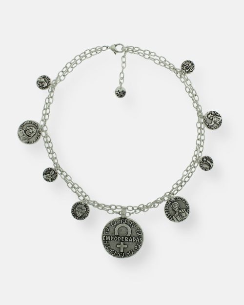 COLLAR DOBLE CADENA 9 EMPODERADAS