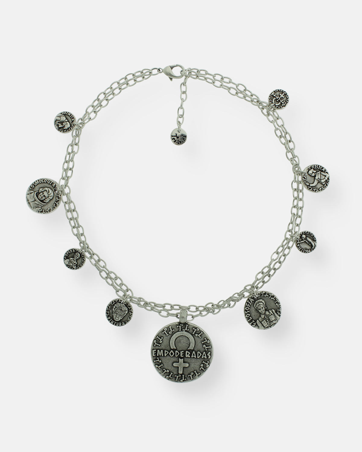 COLLAR DOBLE CADENA 9 EMPODERADAS
