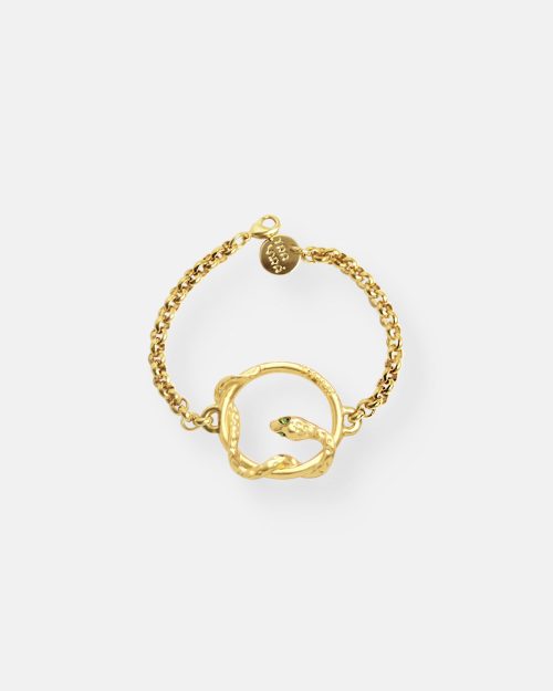 PULSERA CADENA SALVAJE ORO