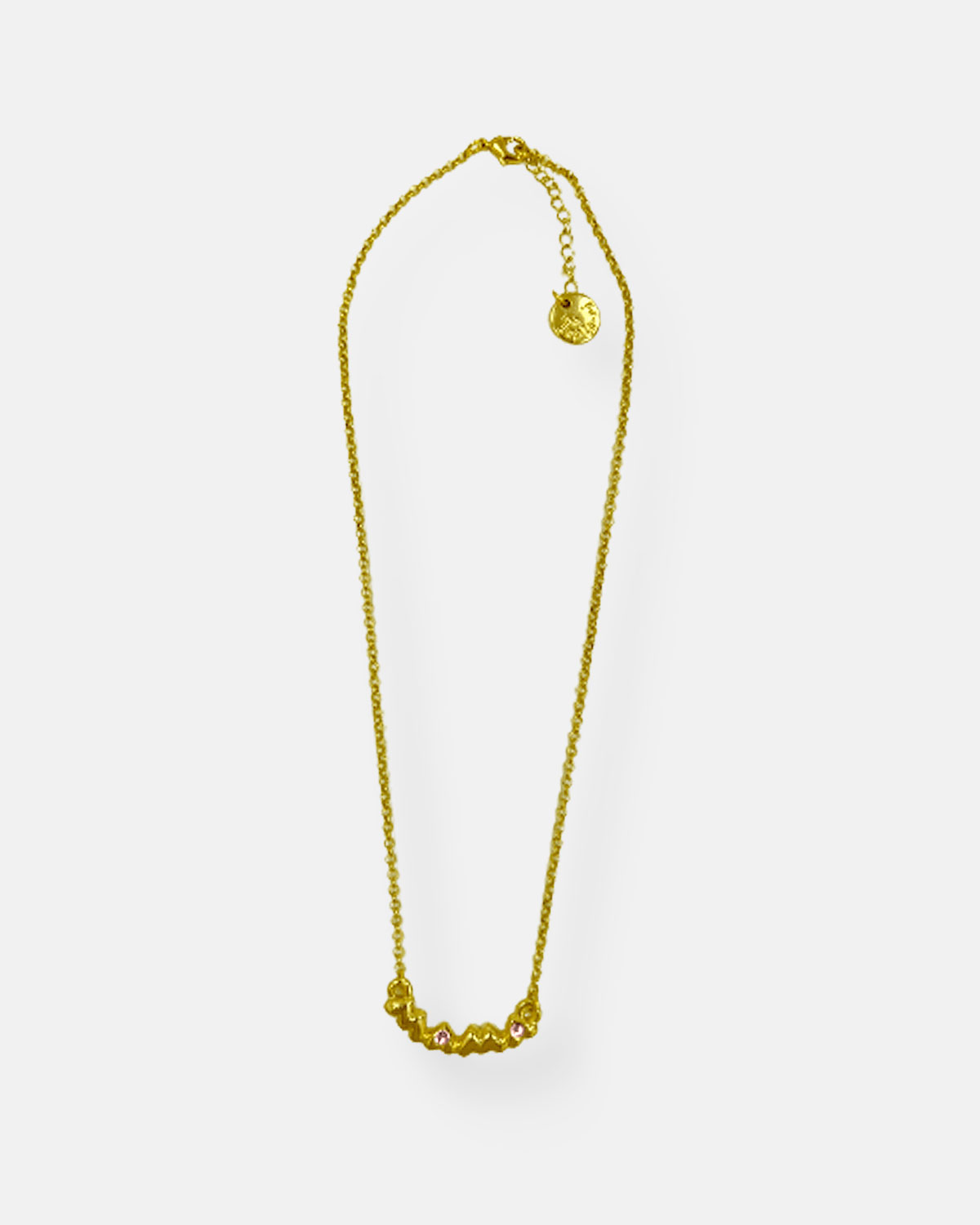 GARGANTILLA CADENA MAMA CORAZONES ORO