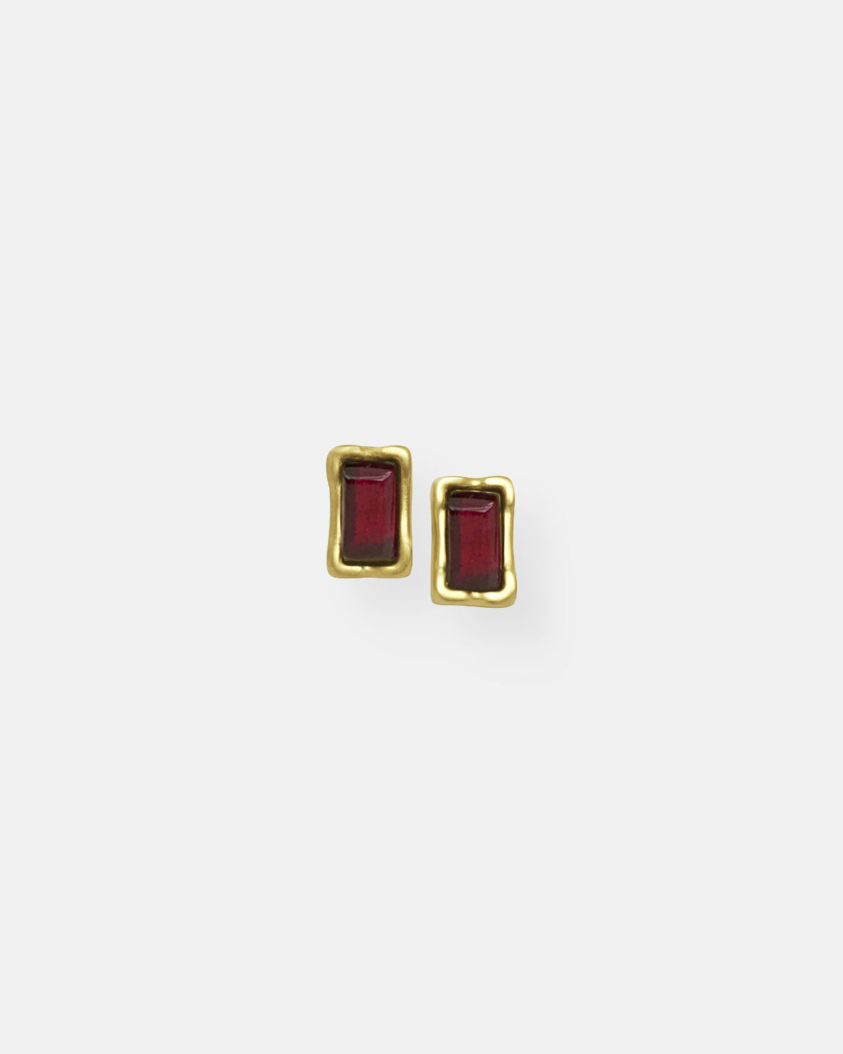 PENDIENTE RECTANGULAR ORO PRESION FORMAS