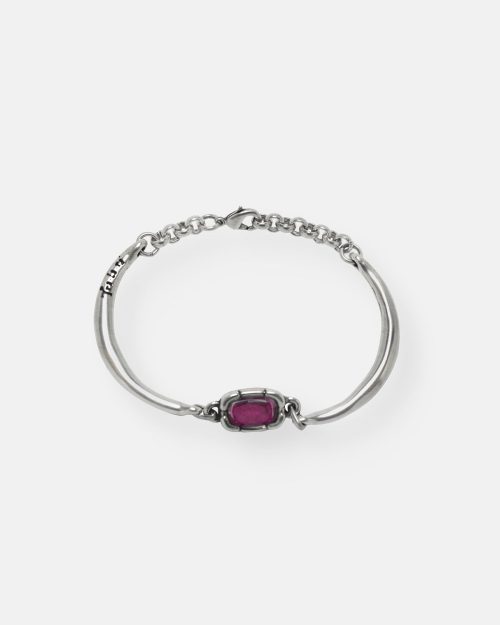 PULSERA RIGIDA PLATA OVALADA FORMAS