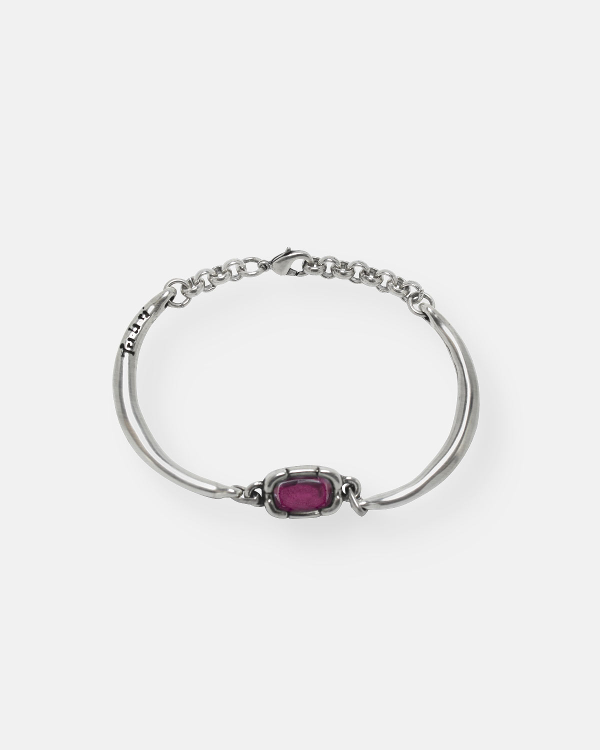 PULSERA RIGIDA PLATA OVALADA FORMAS