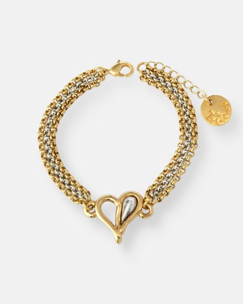 PULSERA CADENAS FINAS PASIÓN ORO