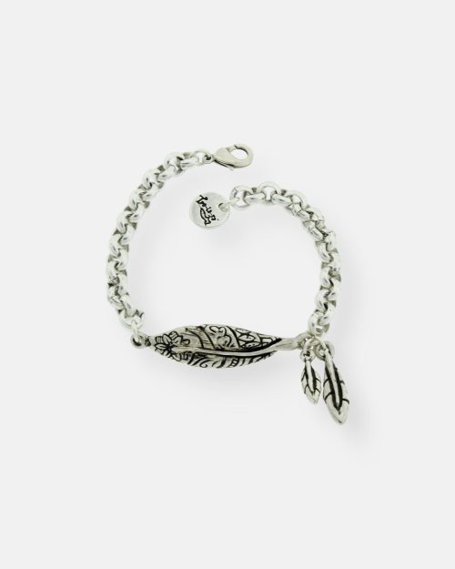 PULSERA CADENA 3 HOJAS MAUI