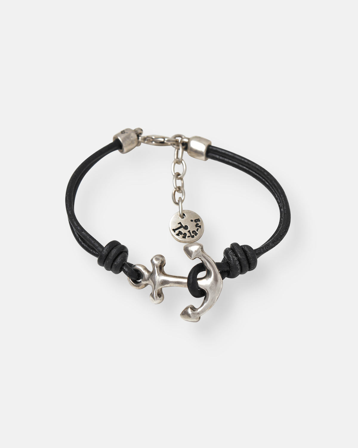 PULSERA CUERO ANCLA