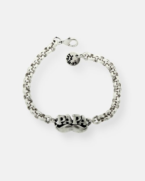 PULSERA CADENA BIGOTE PAPA