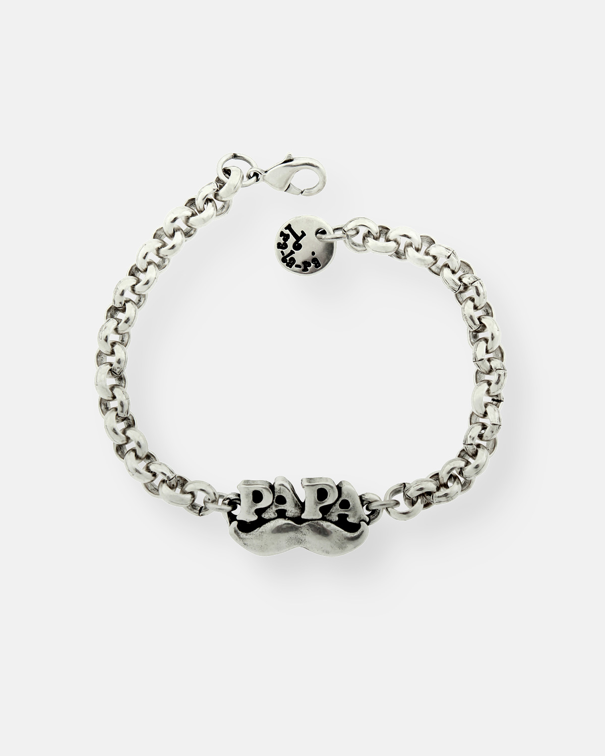 PULSERA CADENA BIGOTE PAPA