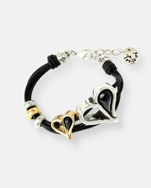 PULSERA DOBLE 3 CUEROS PASIÓN