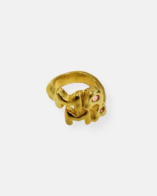 ANILLO MAMA DOBLE ORO