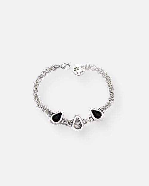 PULSERA CADENA 3 PETALOS