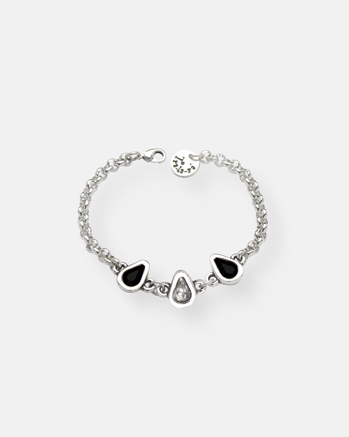 PULSERA CADENA 3 PETALOS